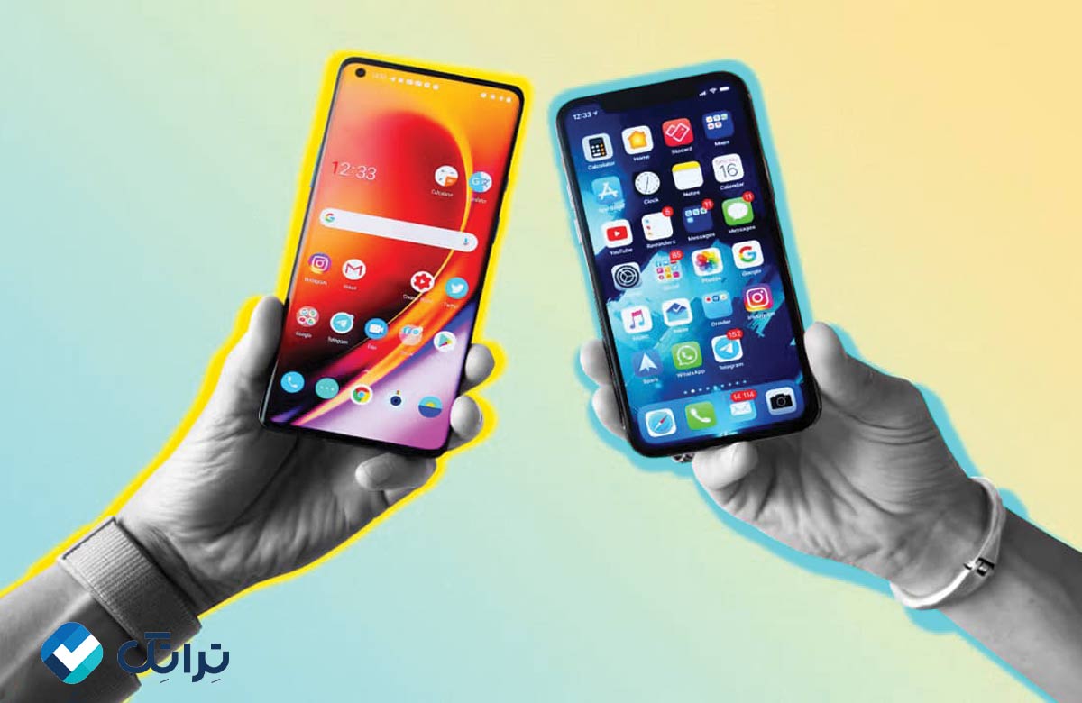 انتقال فایل از ios به اندروید 