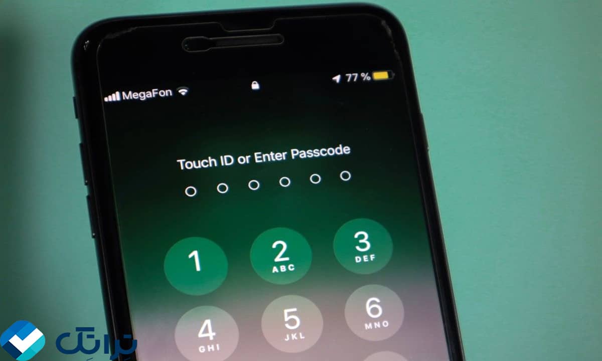 رمز گوشی آیفون را فراموش کردم