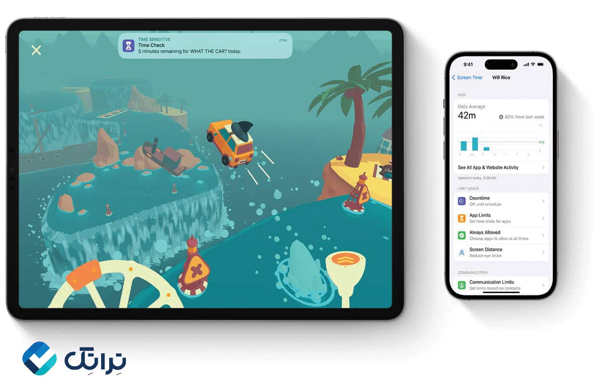 قابلیت اسکرین تایم آیفون 