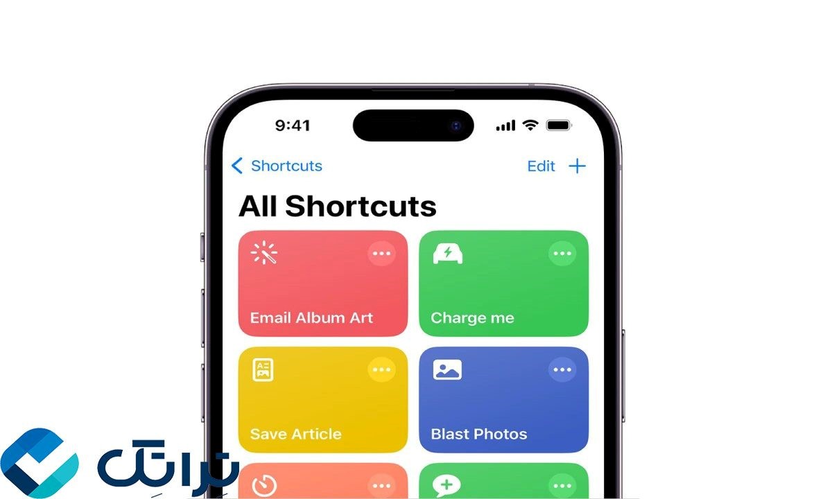 روش اول استفاده از Shortcuts  برای قفل کردن برنامه‌ها در آیفون