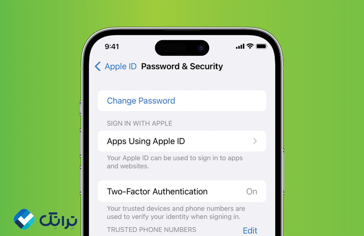 چطوری رمز اپل آیدی را عوض کنیم
