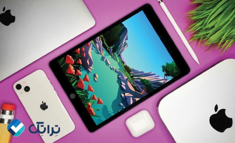 نمایی از آیفون متصل به مک‌بوک با قابلیت Handoff