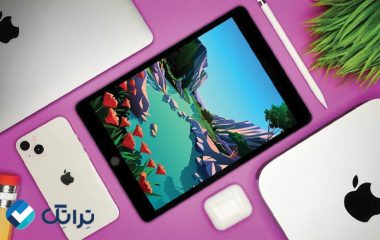 نمایی از آیفون متصل به مک‌بوک با قابلیت Handoff